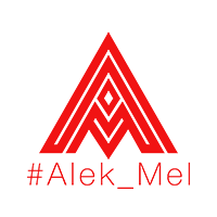 logo AlekMel red